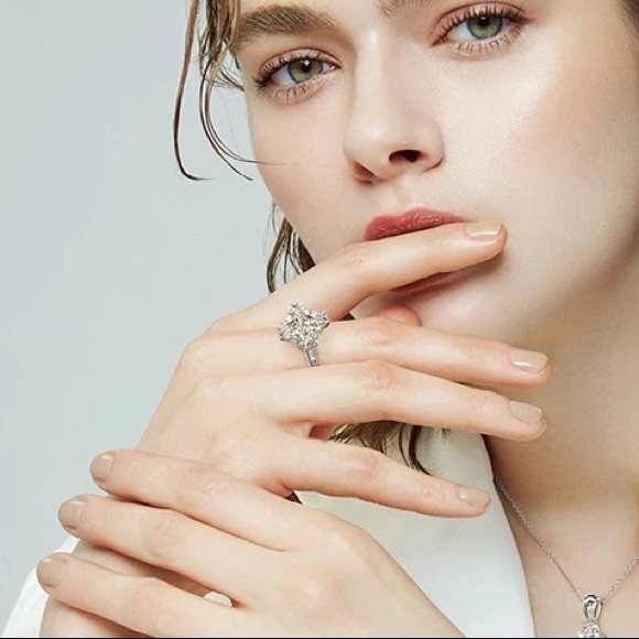 4ct Princess Cut Ring - Picture 7 of 15